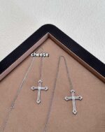 Sterling Silver Midsummer Cross Necklace - Image 5