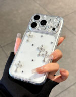 Calm Guard ultra-thin diamond pearl 17pro phone case - Image 3