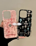 Foundation flash diamond cross iphone17 case - Image 2